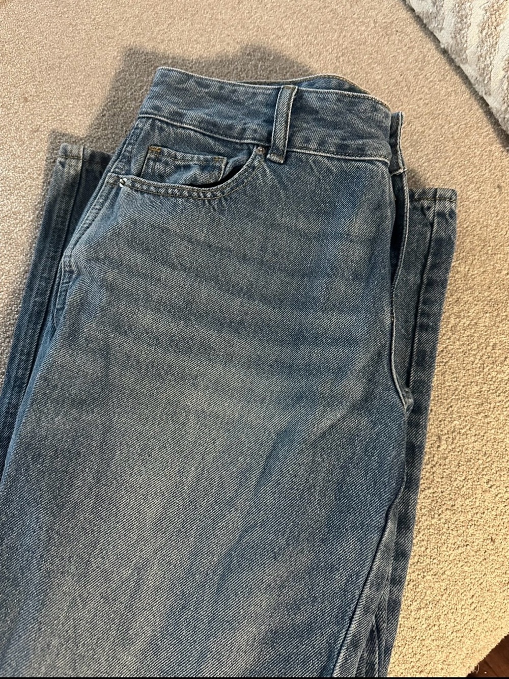 PacSun- Casey Low rise Baggy Jeans- Indigo- size 28- regular length - Picture 5 of 6